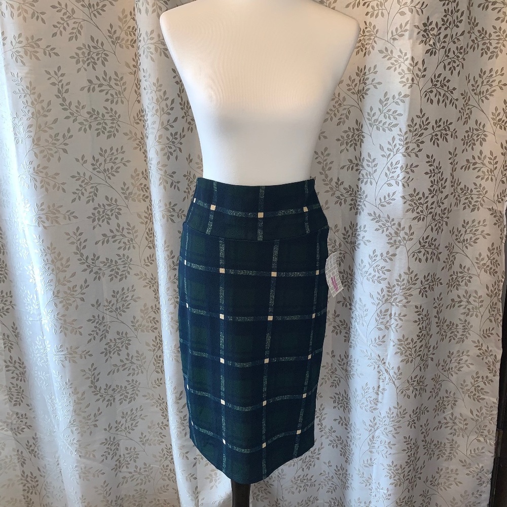 LulaRoe green pencil skirt
